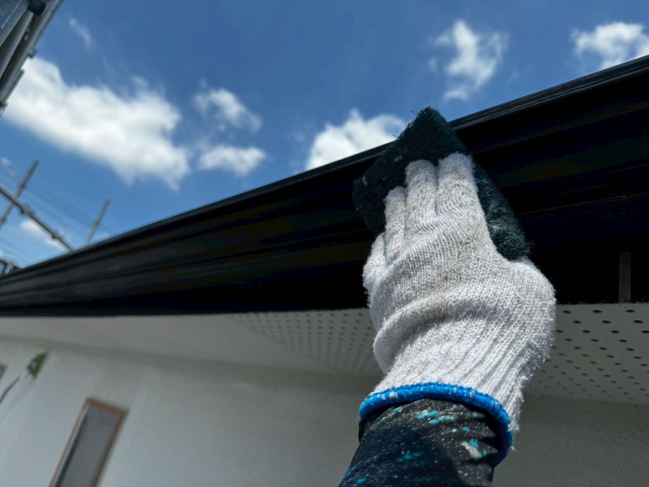 ケレン作業です。