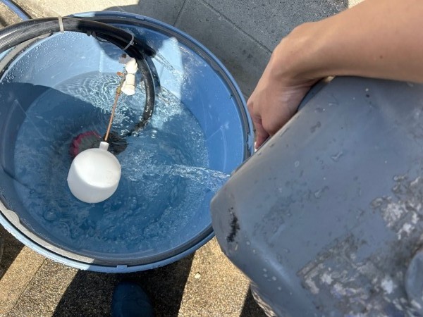 バイオ洗浄原液混入。