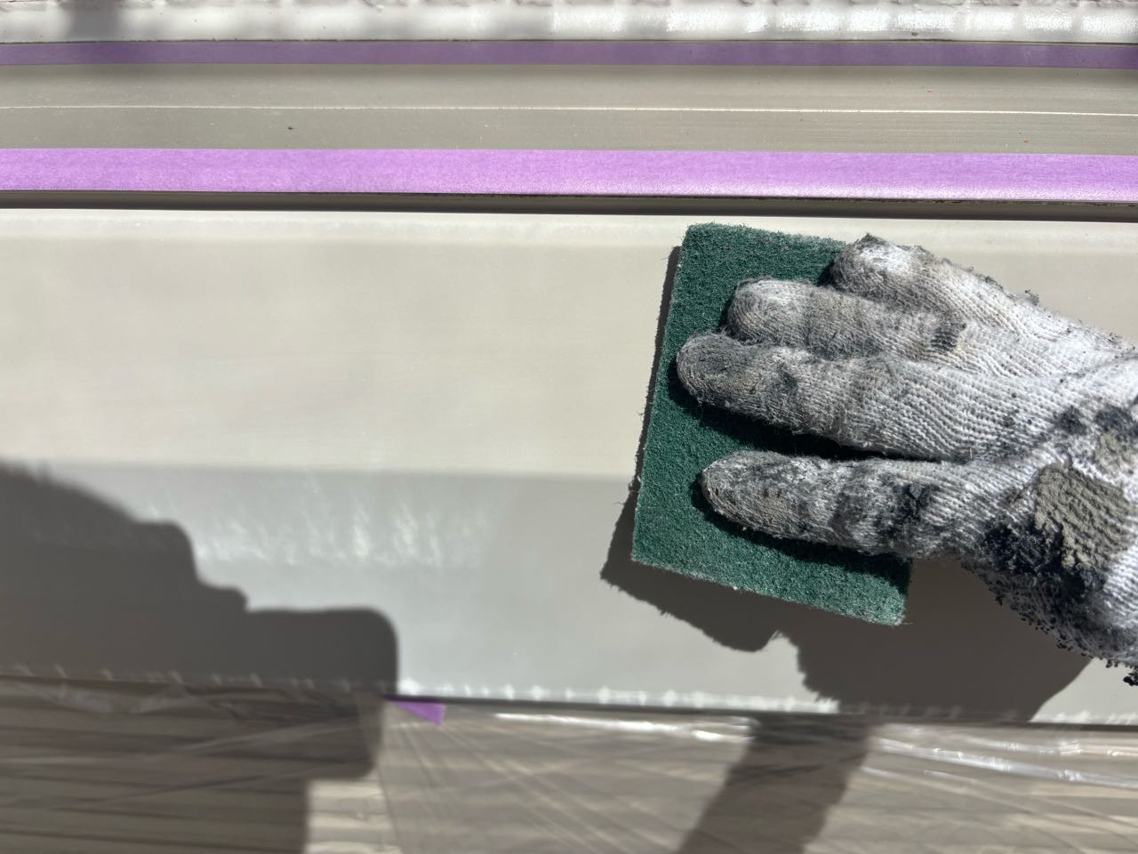 ケレン作業です。