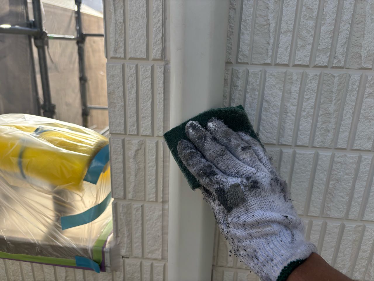 ケレン作業です。