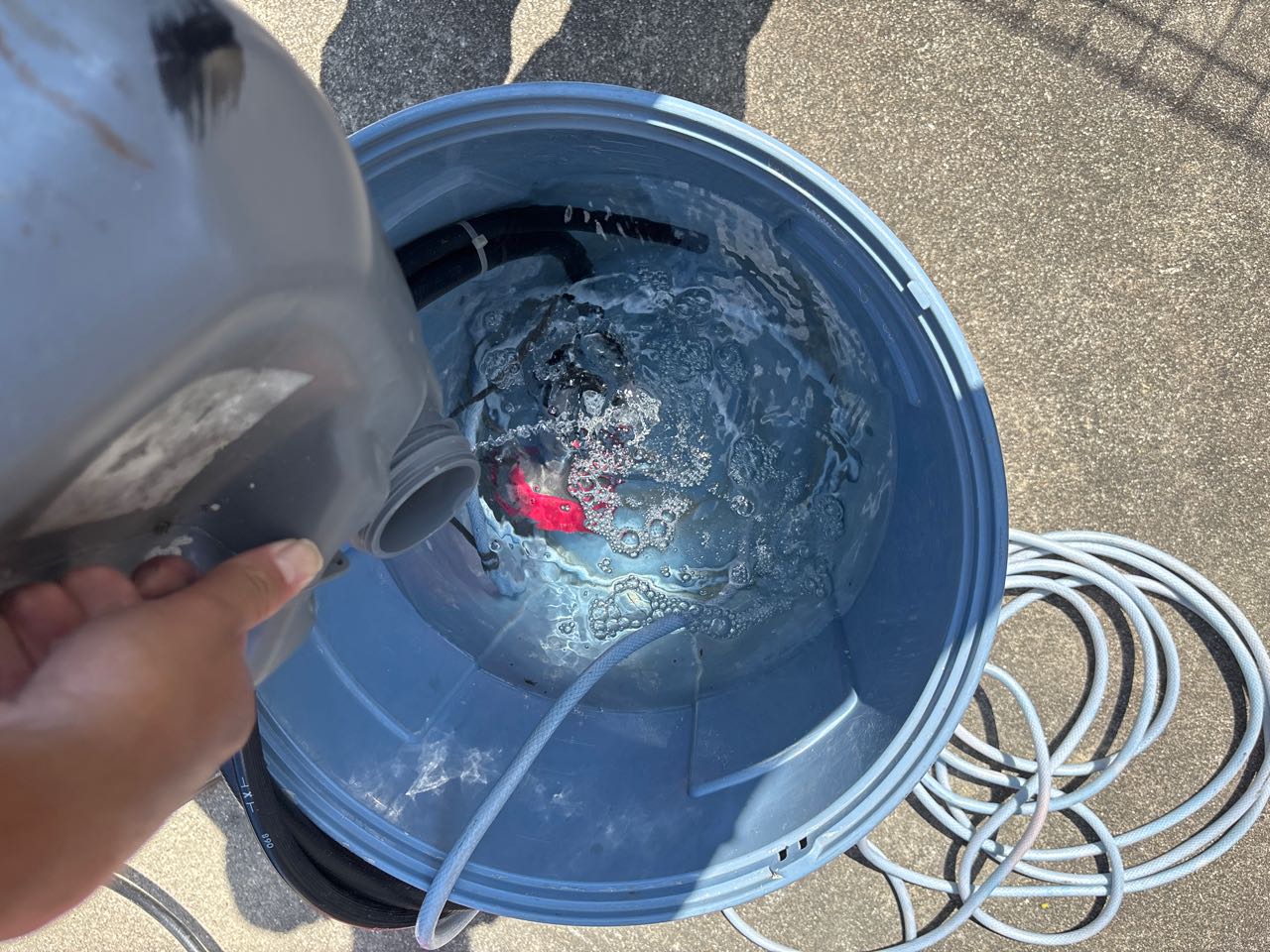 バイオ洗浄原液混入。