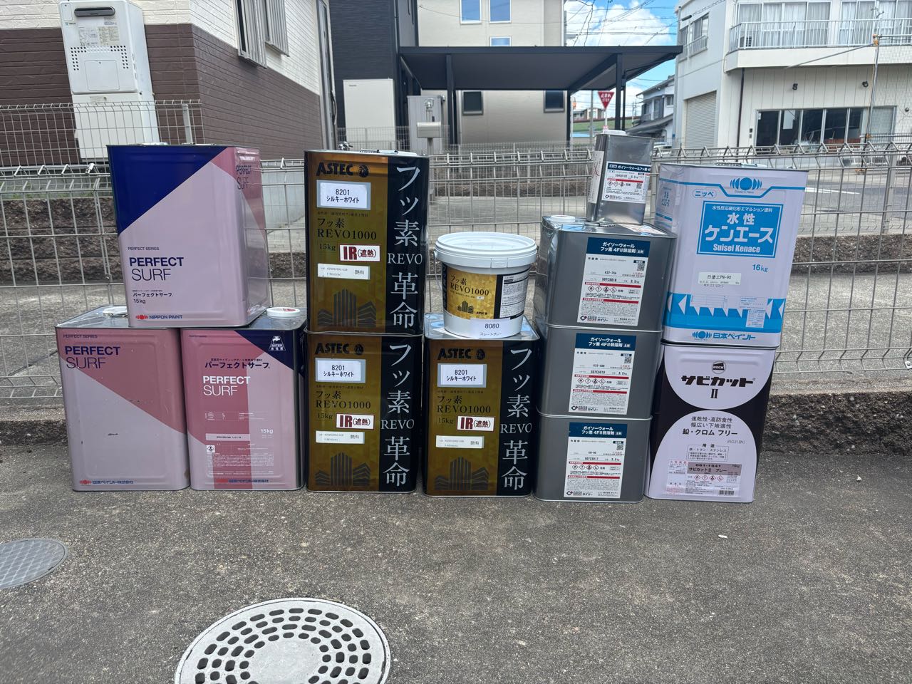 材料検収です。