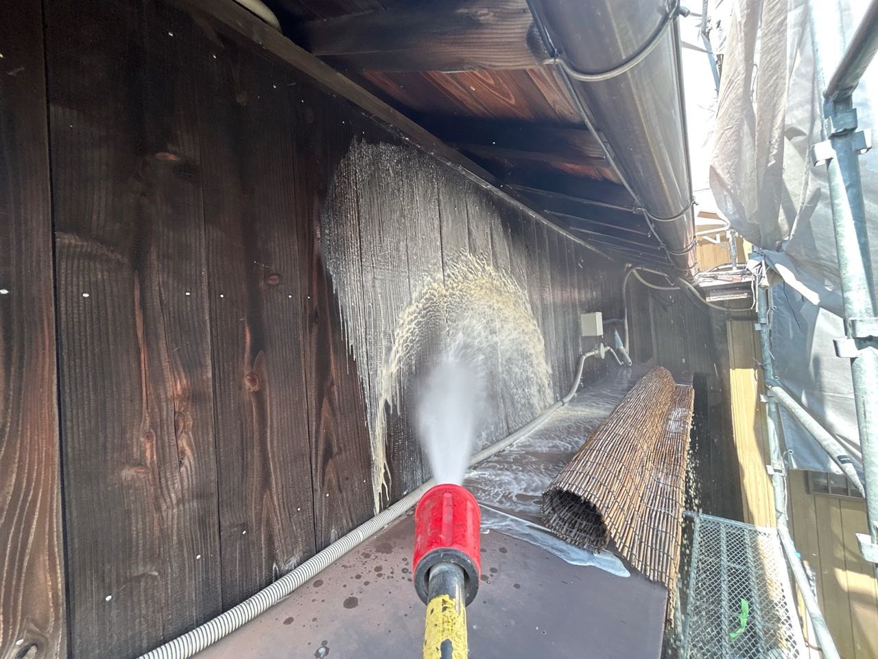 バイオ洗浄塗布です。