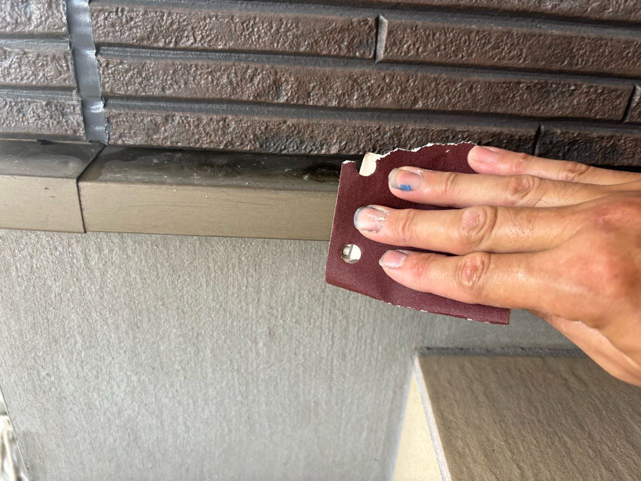 ケレン作業です。