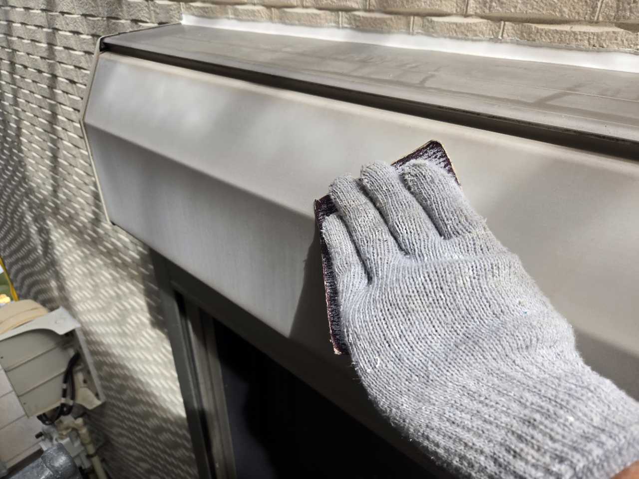 ケレン作業です。