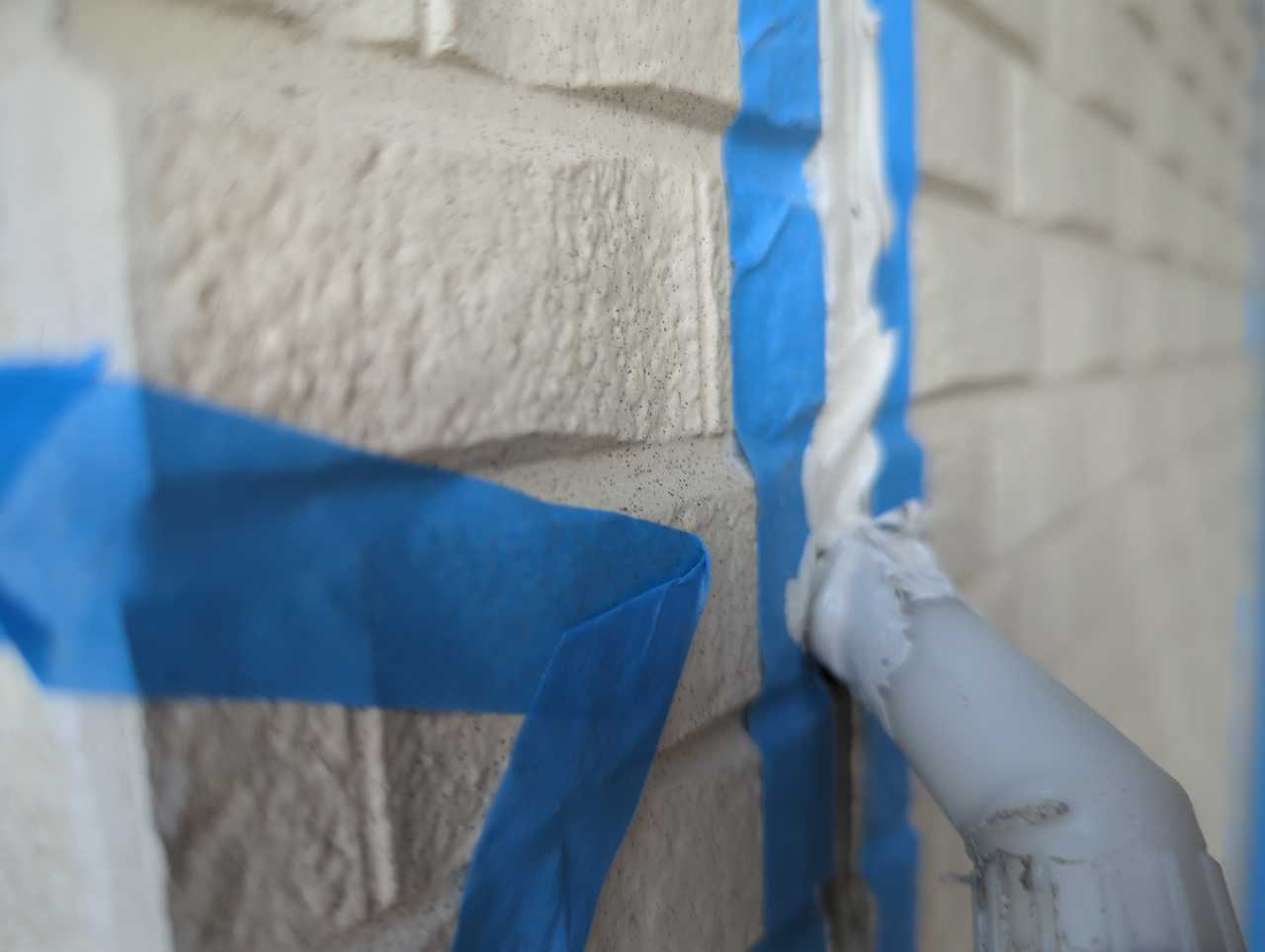 コーキング充填します。