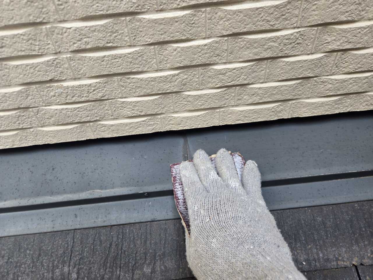 ケレン作業です。