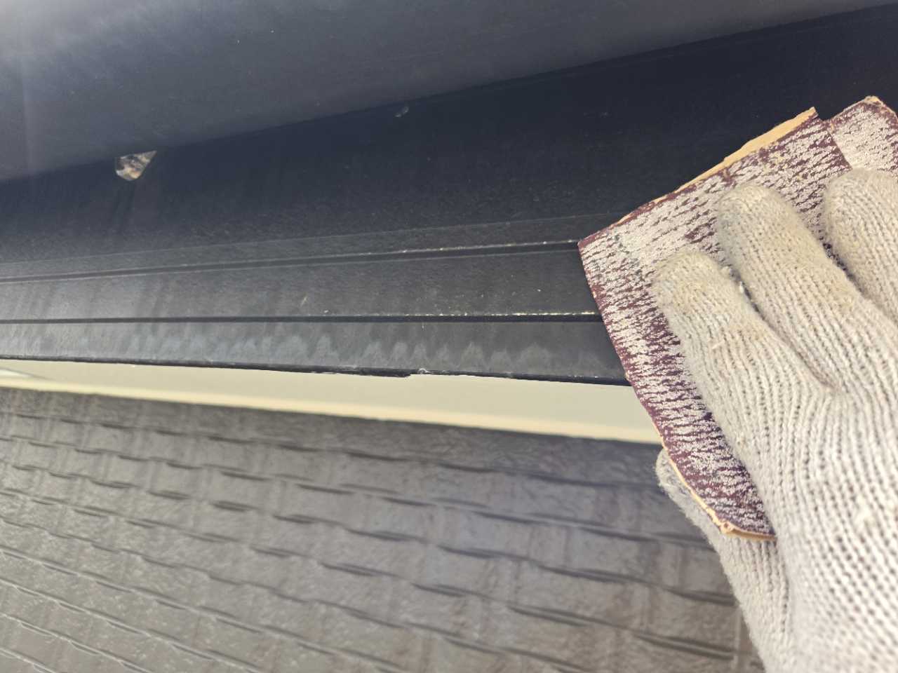 ケレン作業です。