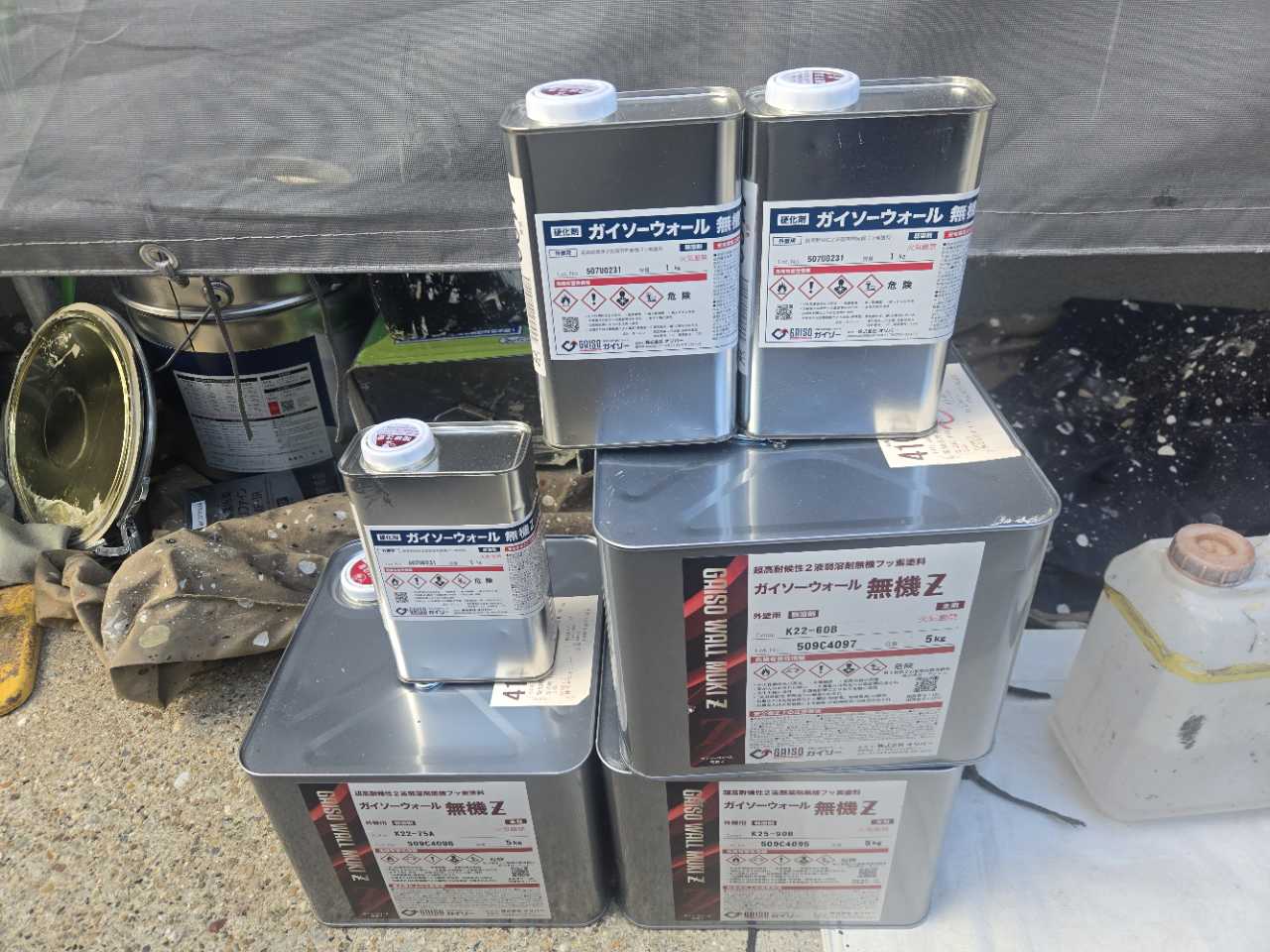 材料検収です。