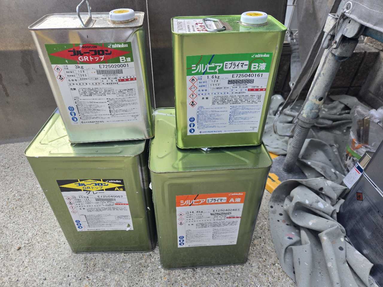 材料検収です。