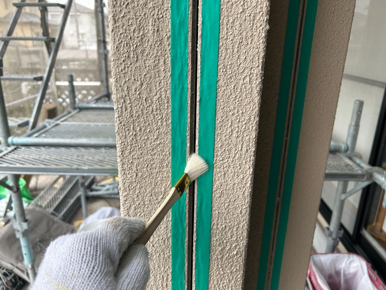 プライマー塗布します。