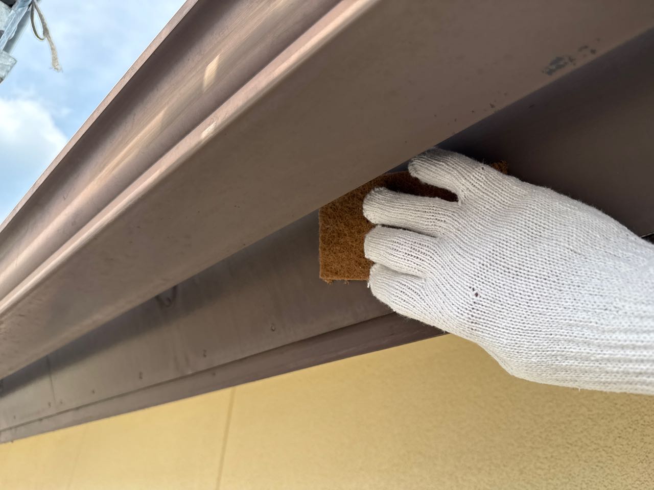 ケレン作業です。