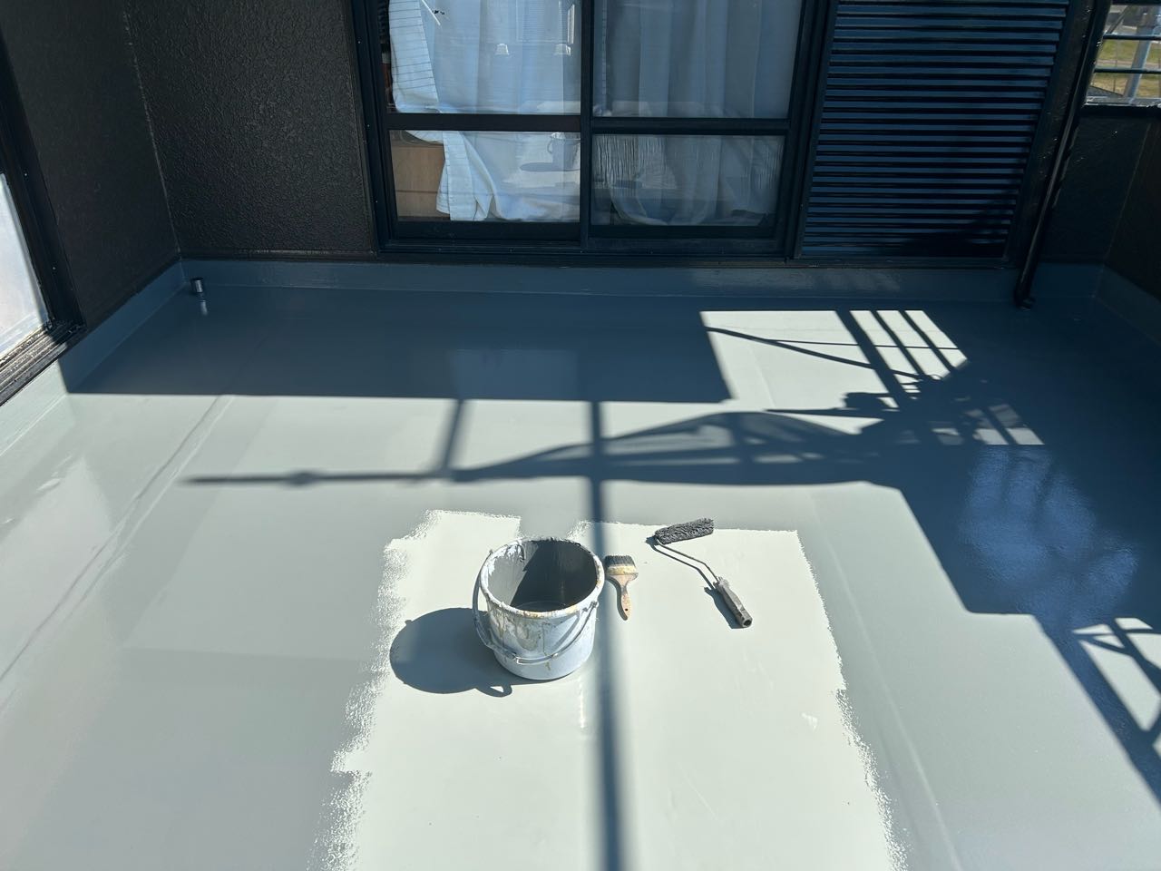 トップコート塗布。