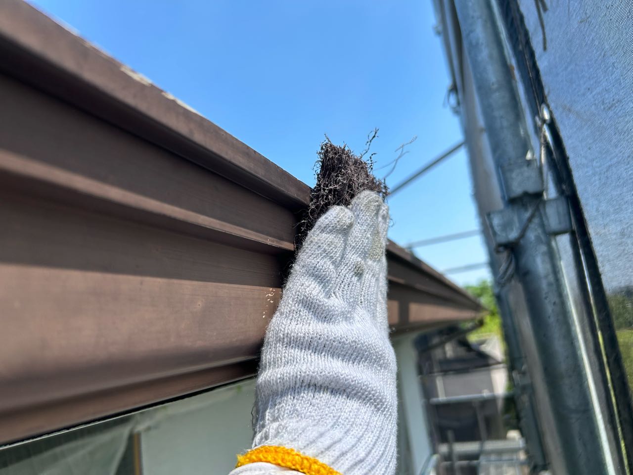 ケレン作業です。