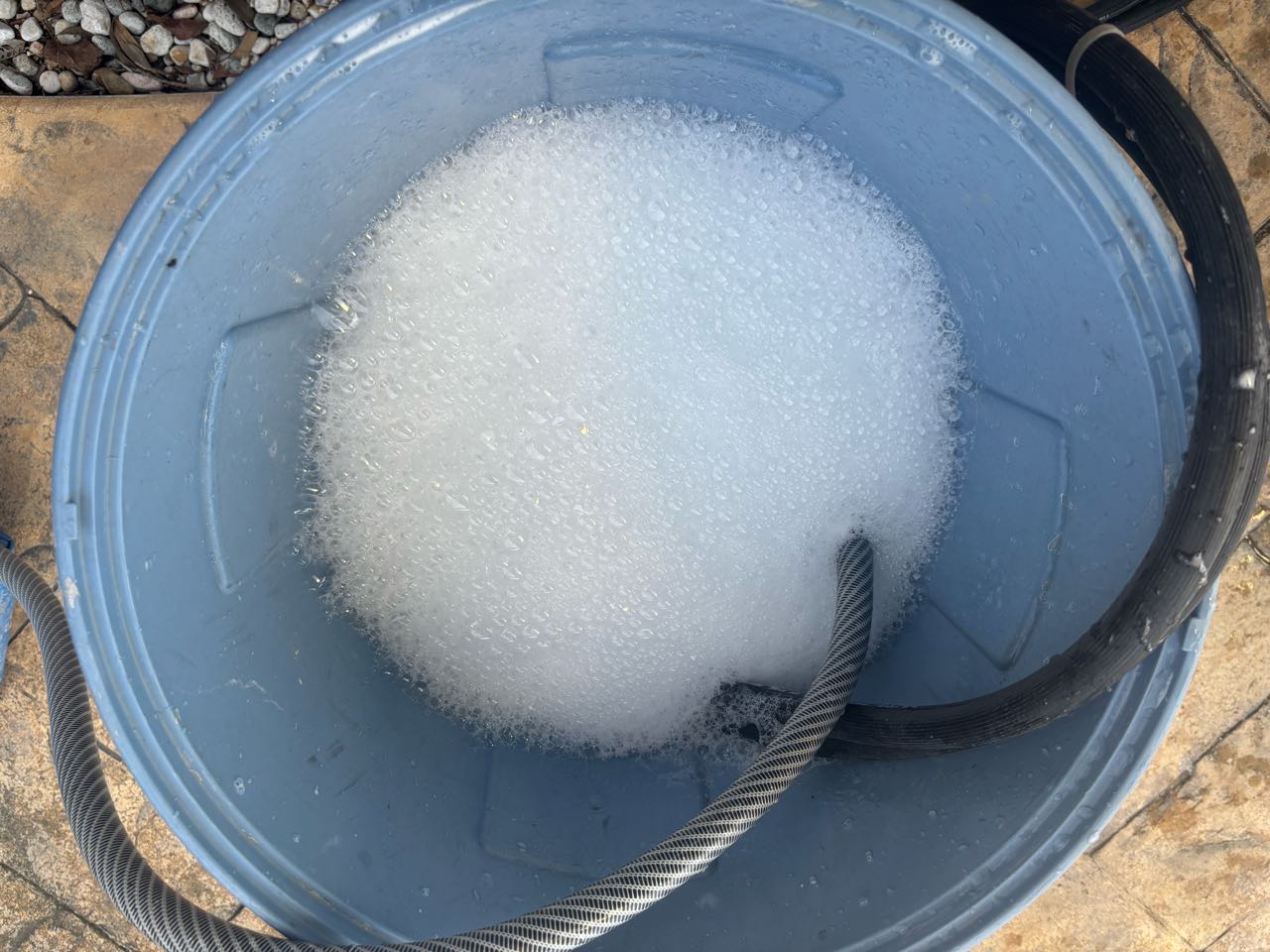 バイオ洗浄原液撹拌。