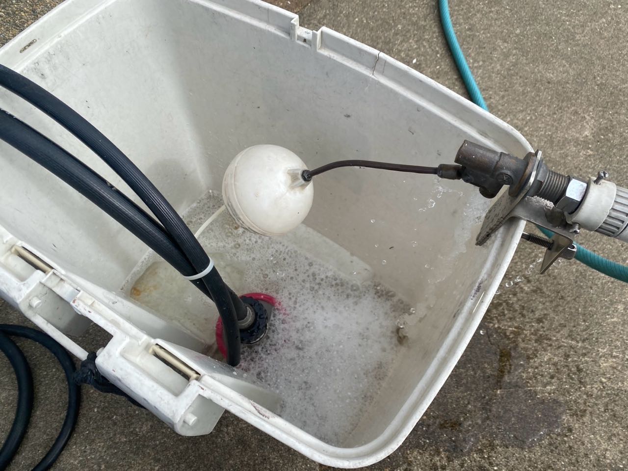 バイオ洗浄原液撹拌。