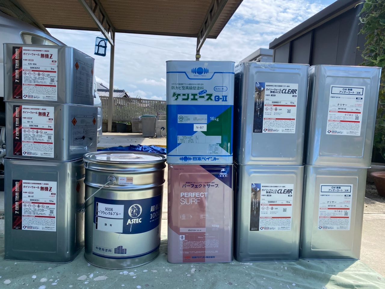 材料検収です。