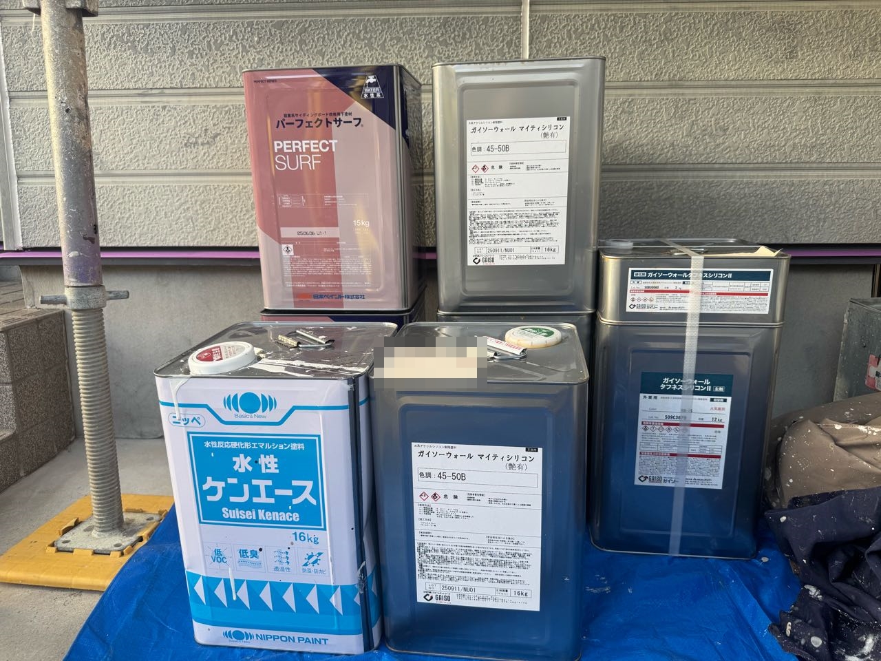 材料検収です。