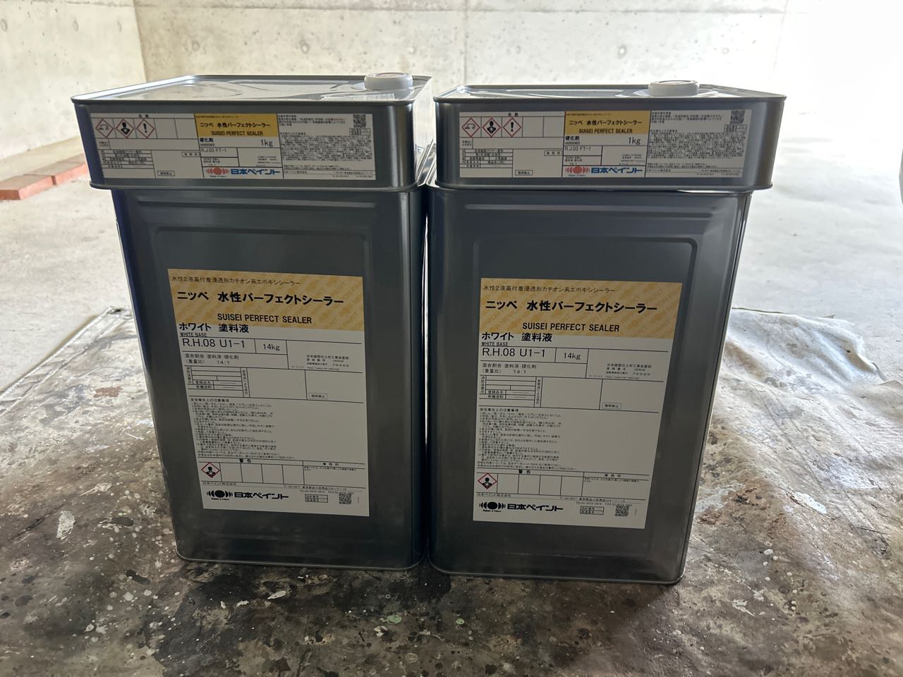 材料検収です。