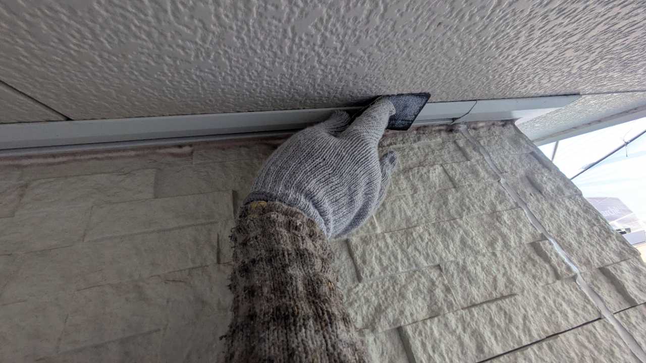 ケレン作業です。