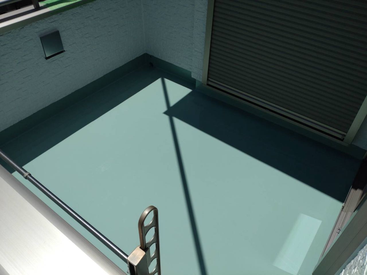 ウレタン防水塗布2回目。