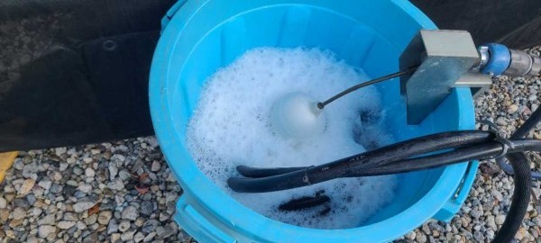 バイオ洗浄原液撹拌。