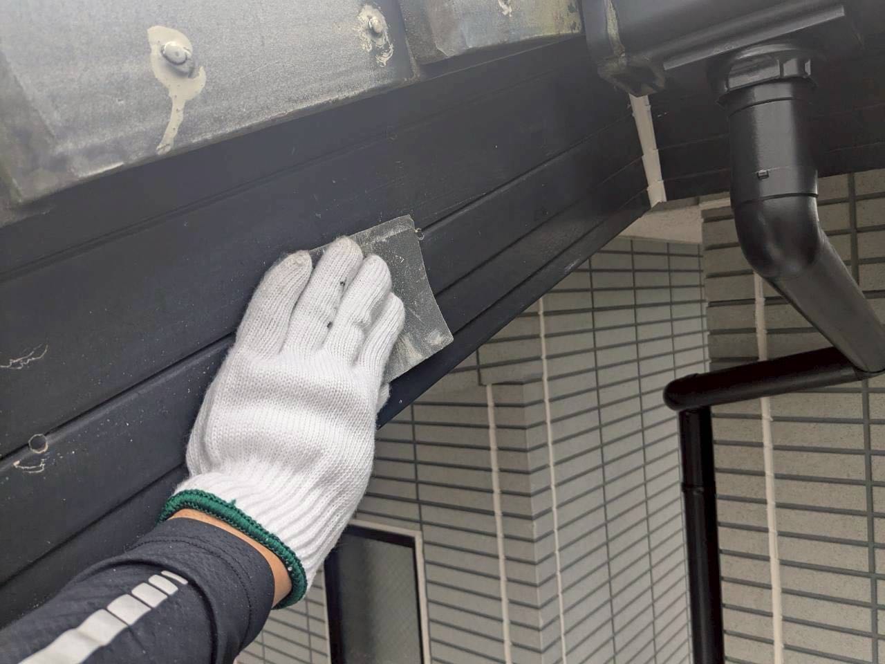 ケレン作業です。