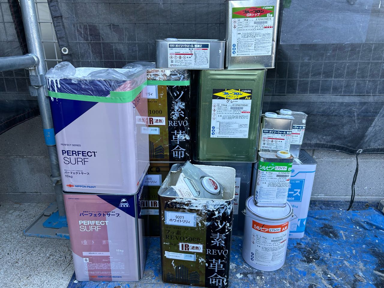 材料検収です。