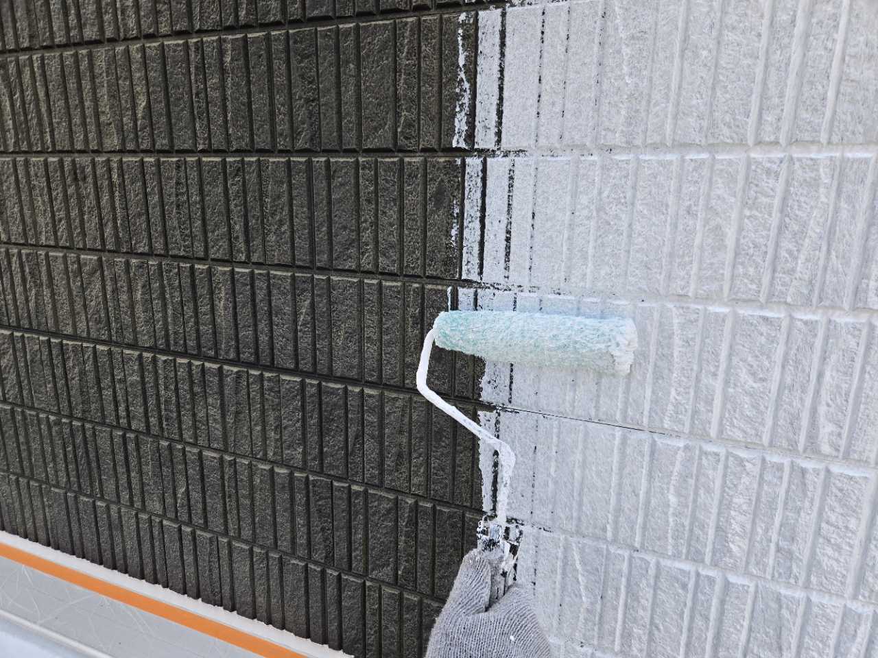 下塗りです。