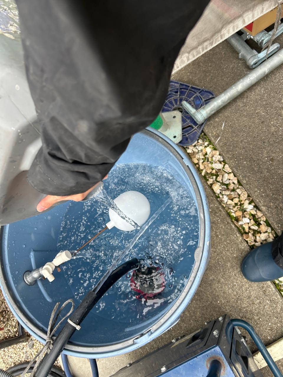 バイオ洗浄原液混入。