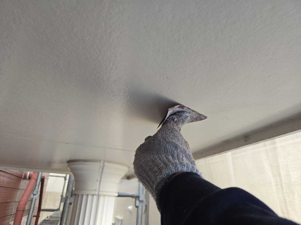 ケレン作業です。