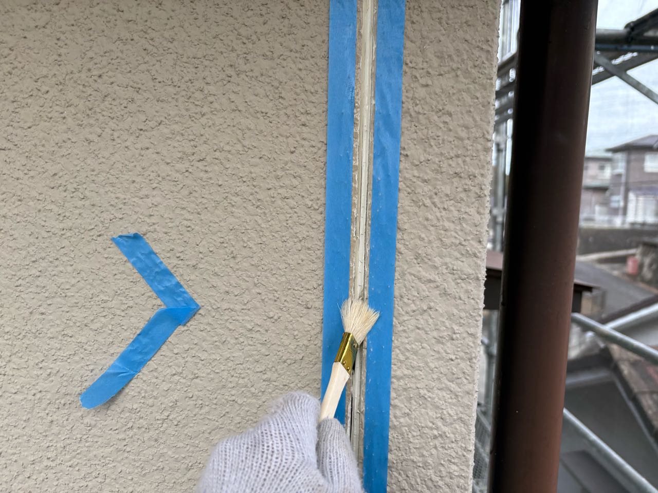 プライマー塗布します。