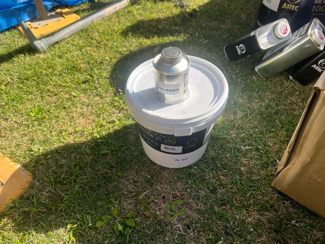 材料検収です。