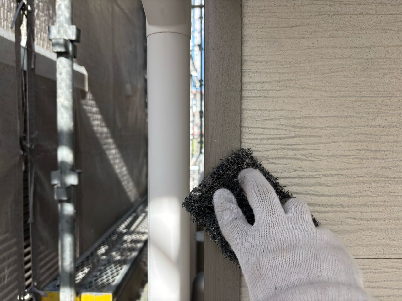 ケレン作業です。