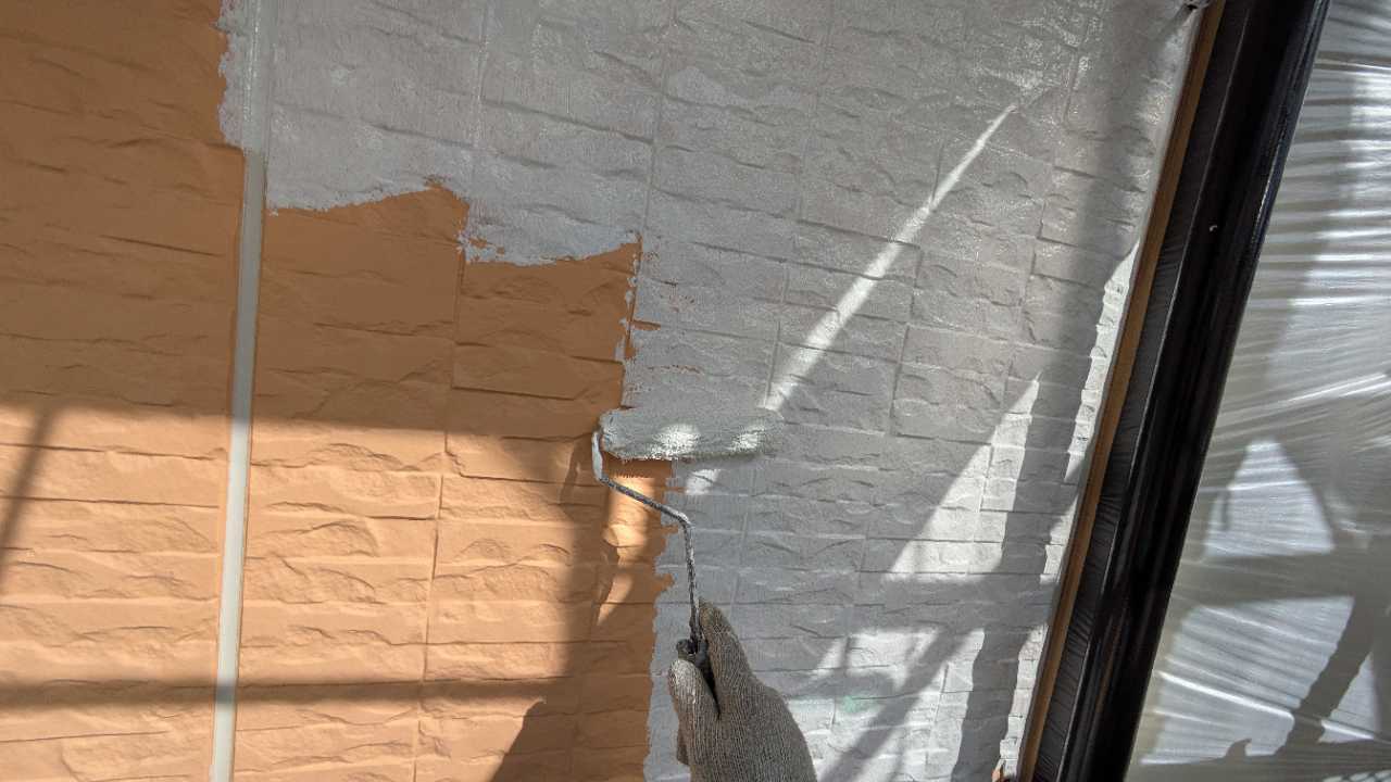 下塗りです。