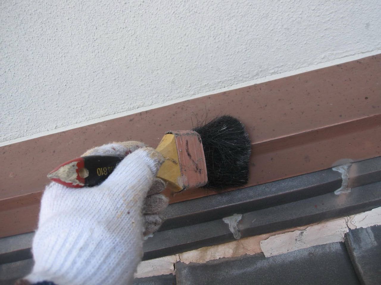ケレン作業です。