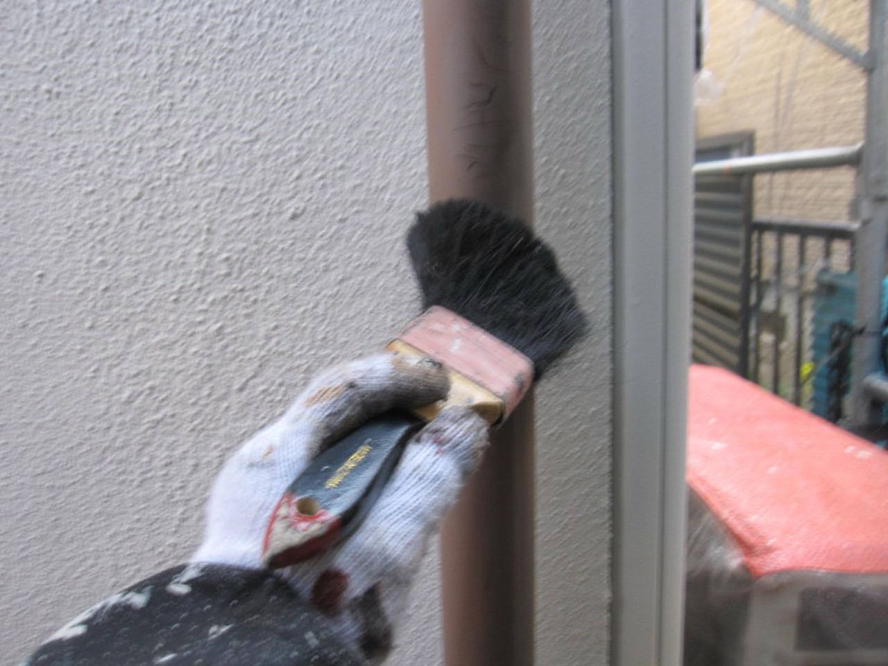 ケレン作業です。