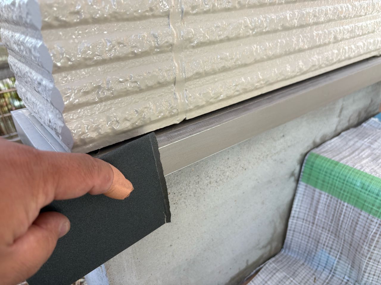 ケレン作業です。