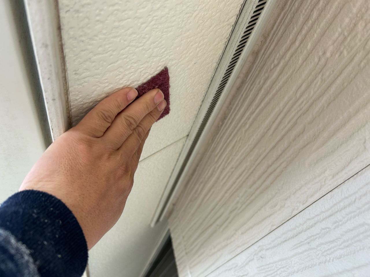 ケレン作業です。