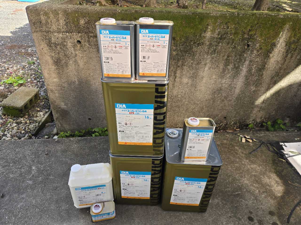 材料検収です。
