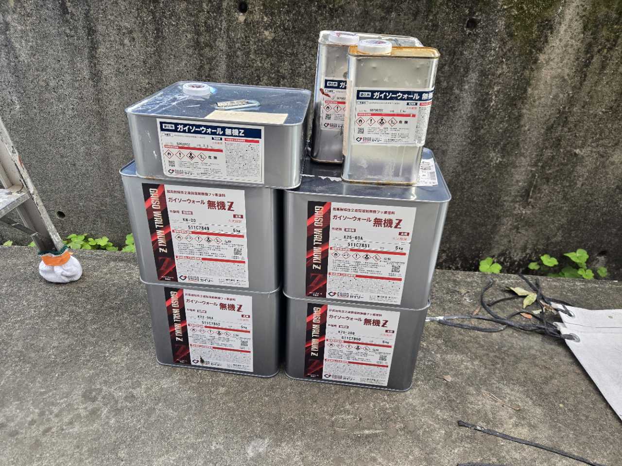 材料検収です。