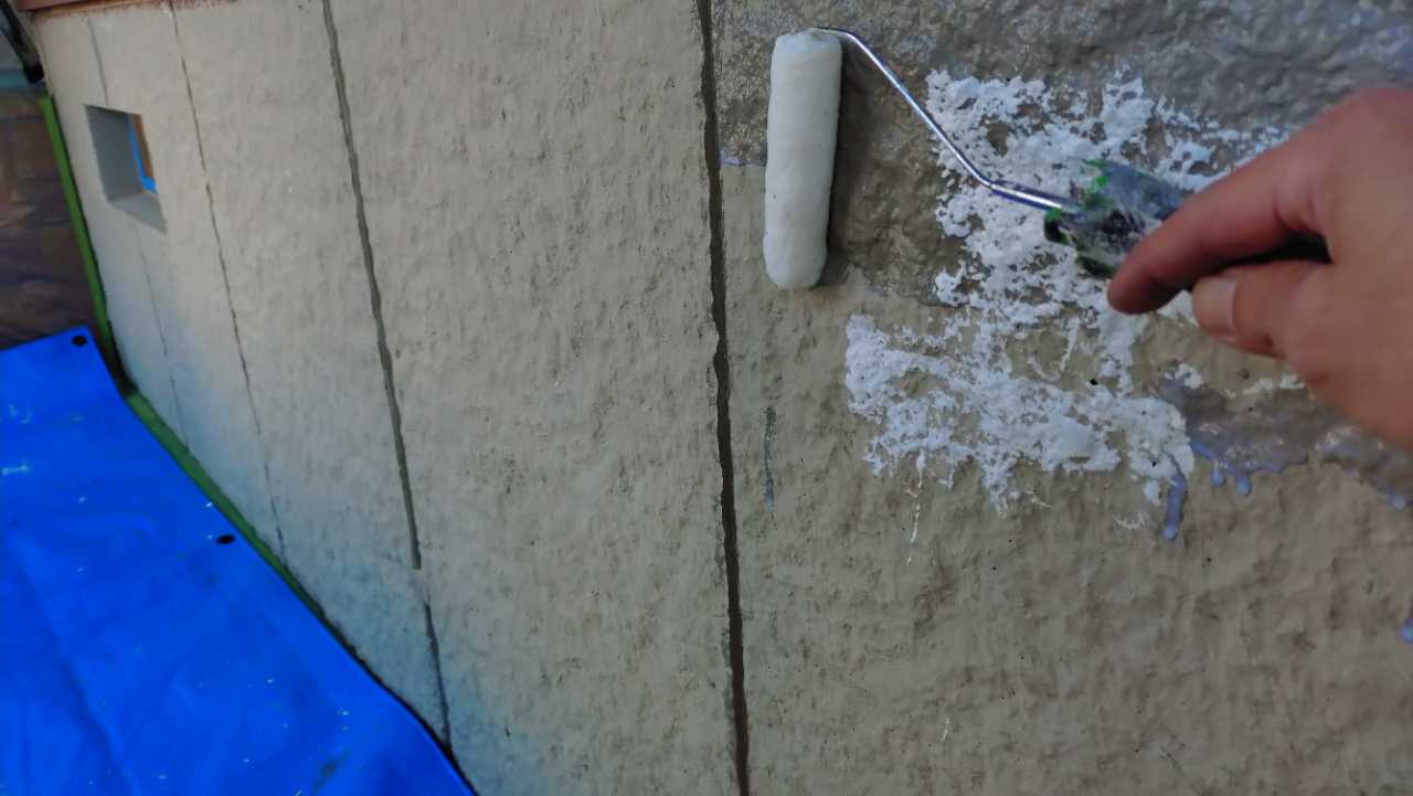 下塗りです。