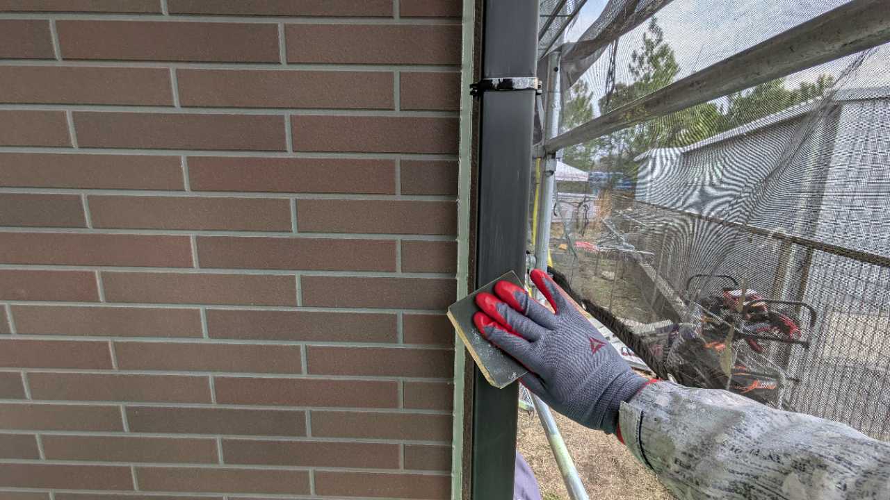 ケレン作業です。