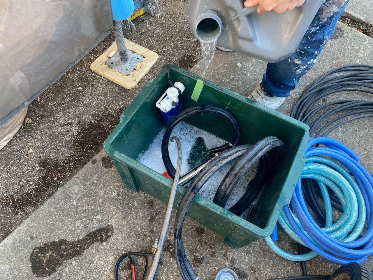 バイオ洗浄原液混入。