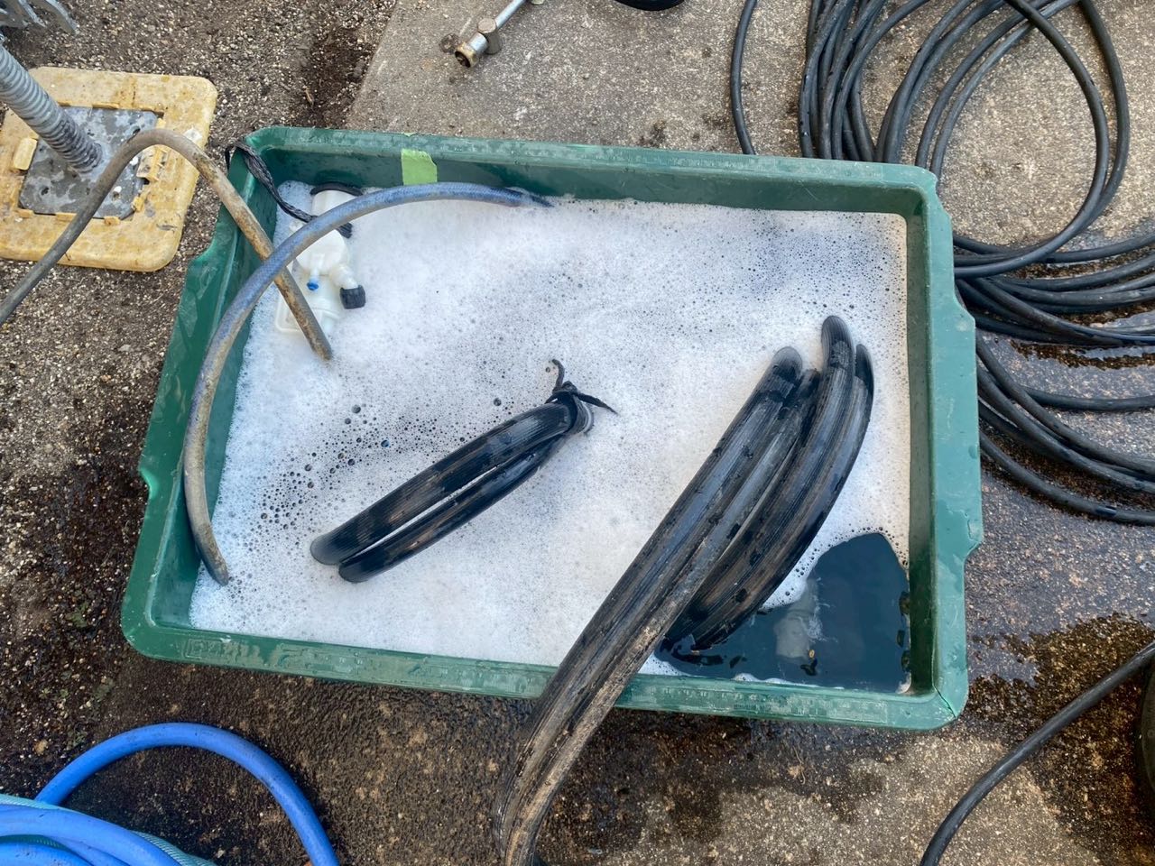 バイオ洗浄原液撹拌。