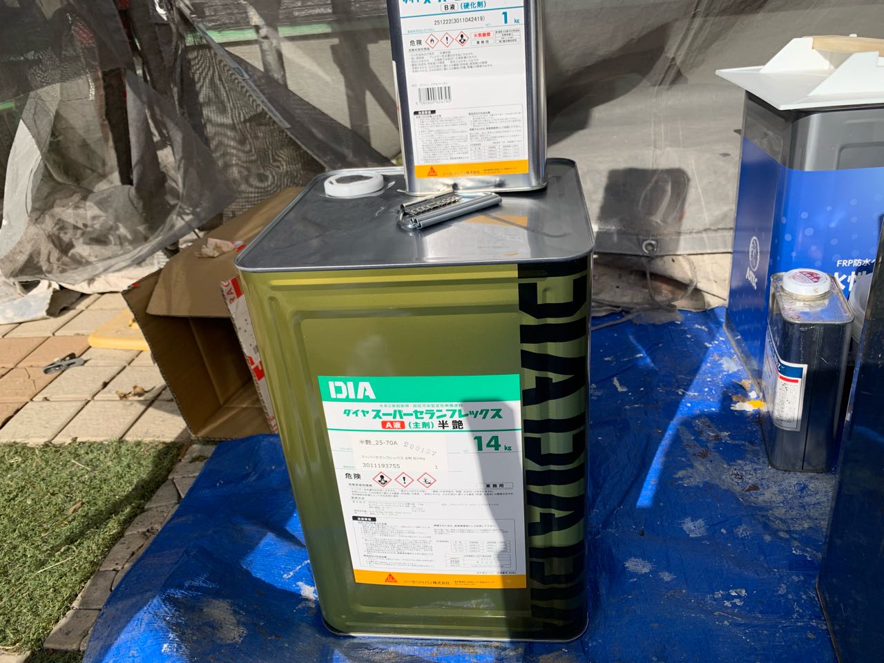 材料検収です。
