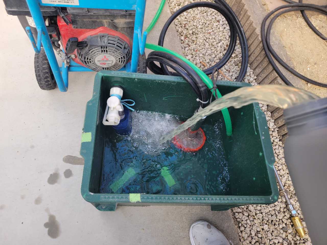 バイオ洗浄原液混入。