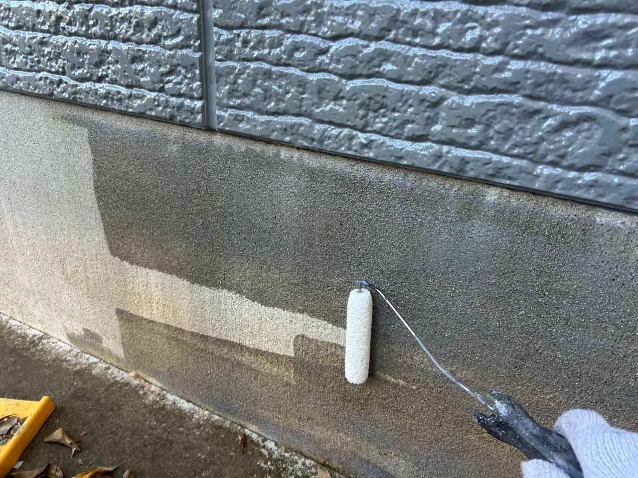 下塗りです。