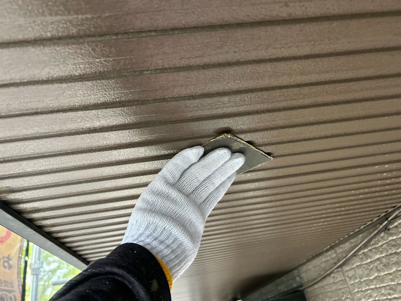ケレン作業です。