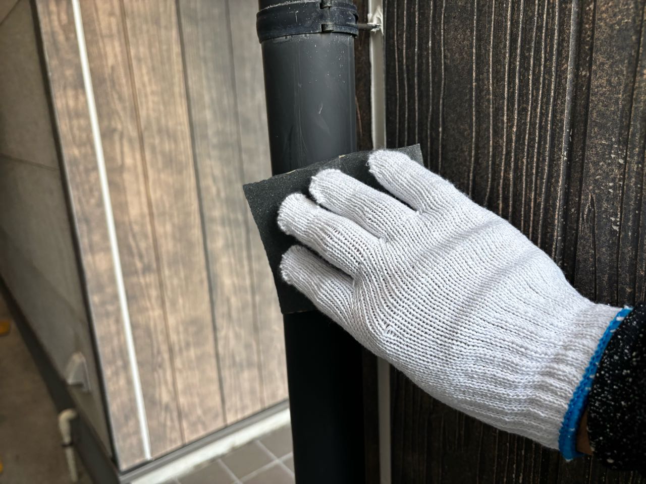 ケレン作業です。